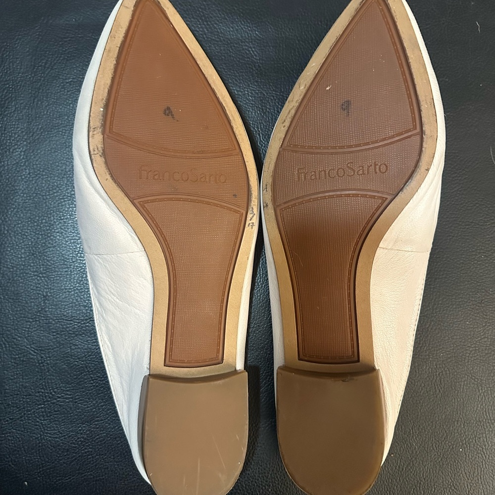 Franco Sarto Women's Cream Mules - Picture 3 of 6